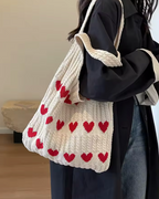 Sweetheart Knit Tote