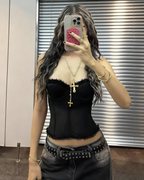 The Corset Mesh Top