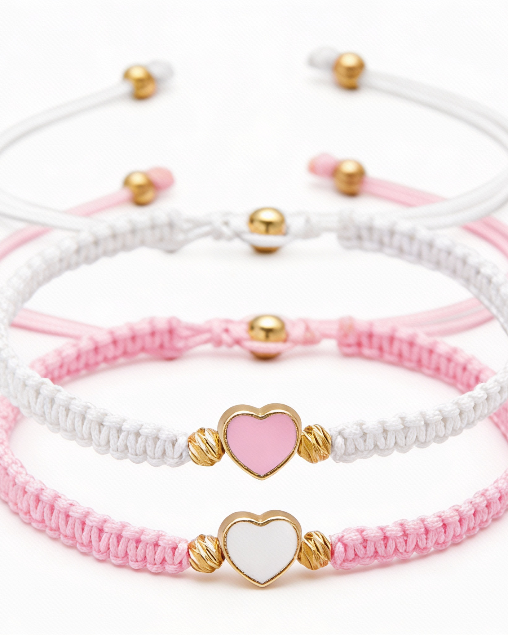 The Heart-Duo Bracelet Set