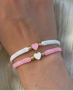 The Heart-Duo Bracelet Set