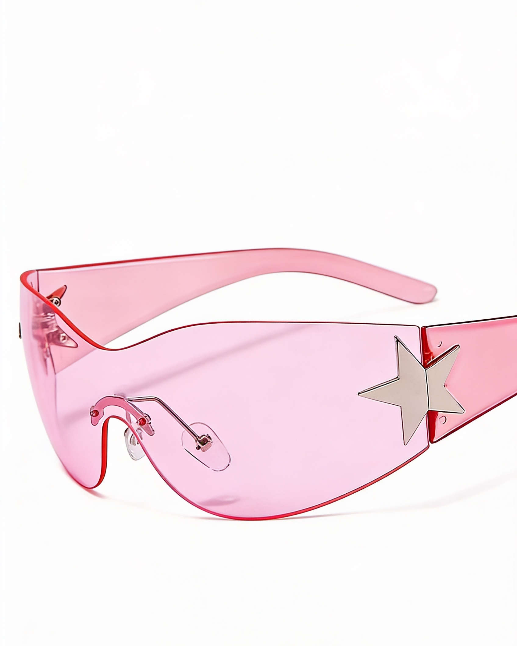 Pink Star Statement Sunglasses